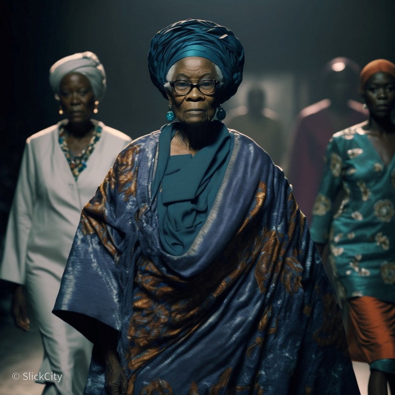 Nigerian artist Malik Afegbua creates hyper-realistic pictures of African elderly people, using artificial intelligence, at his home in Lagos, Nigeria January 25, 2023. REUTERS/Temilade Adelaja