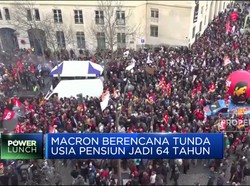Video: Usia Pensiun Diperpanjang, Jutaan Pekerja Prancis Demo