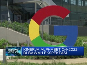 Kinerja Alphabet Q4-2022 di Bawah Ekspektasi