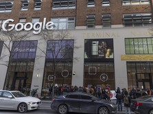Potret Kantor Google AS Digeruduk Karyawan Korban PHK