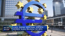 Video: Lagi, Bank Sentral Eropa Kerek Suku Bunga 50 Bps