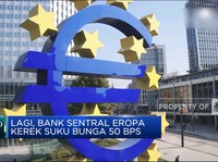 Video: Lagi, Bank Sentral Eropa Kerek Suku Bunga 50 Bps