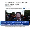 Nasabah Jadi Korban KSP Indosurya, WAL & Kresna, Rugi Rp 7 M