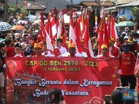 Potret Warga Bekasi Membludak dalam Pawai Budaya Cap Go Meh