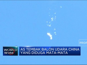 Video: AS Tembak Balon Udara China Yang Diduga Mata-Mata