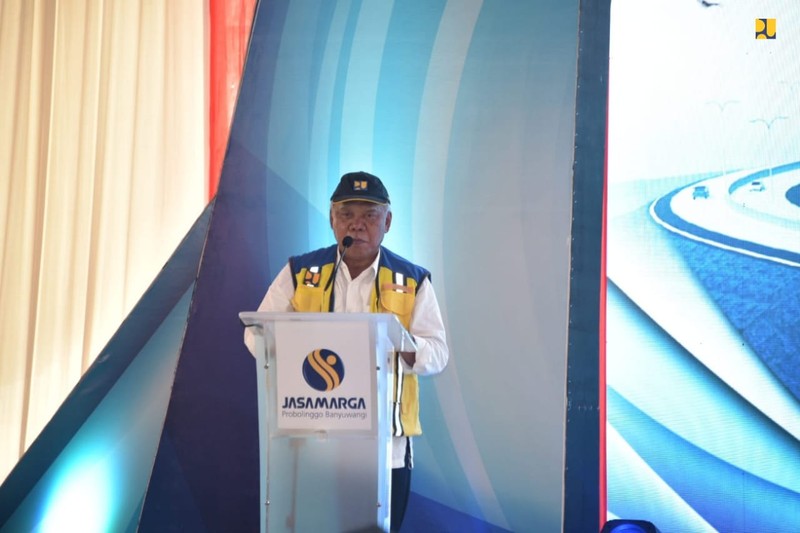 Kementerian Pekerjaan Umum dan Perumahan Rakyat (PUPR) memulai pembangunan ruas Jalan Tol Probolinggo-Banyuwangi tahap I Probolinggo hingga Besuki sepanjang 49,68 km. (Dok. Kementerian PUPR)