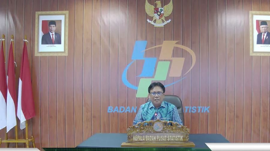 Rilis BPS, Senin (6/2/2023). (Tangkapan layar youtube BPS Statistics)