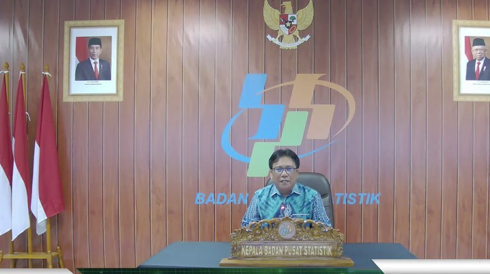 Rilis BPS, Senin (6/2/2023). (Tangkapan layar youtube BPS Statistics) Rilis BPS, Senin (6/2/2023). (Tangkapan layar youtube BPS Statistics)