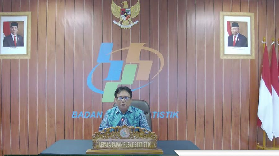 Rilis BPS, Senin (6/2/2023). (Tangkapan layar youtube BPS Statistics)