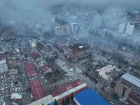 Potret Terkini Turki dan Suriah Luluh Lantak Diterjang Gempa