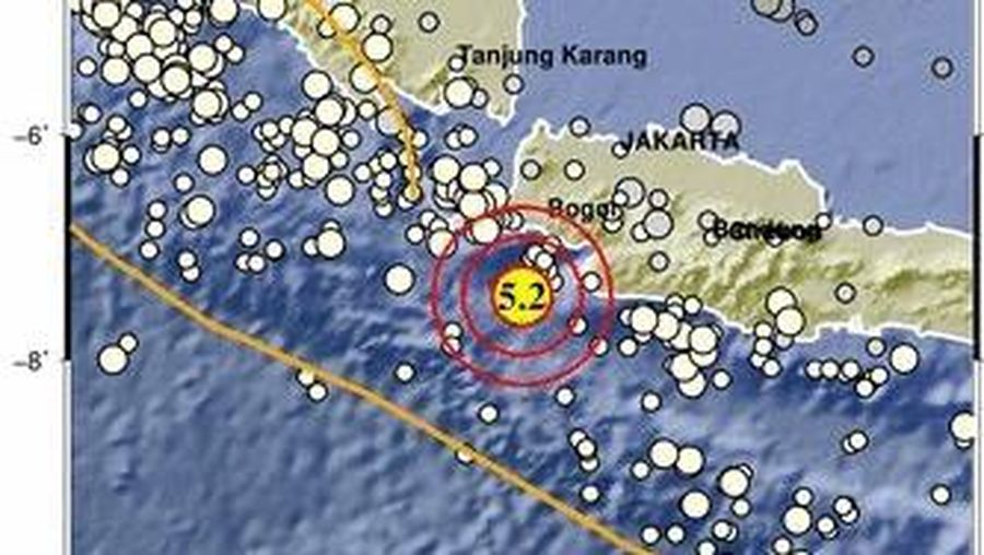 Gempa Banten. (Dok: BMKG)