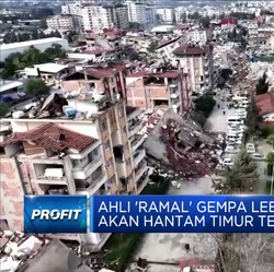 Ahli 'Ramal' Gempa Lebih Besar Akan Muncul di Timur Tengah