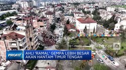 Ahli 'Ramal' Gempa Lebih Besar Akan Muncul di Timur Tengah