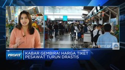 Video: Kabar Gembira! Harga Tiket Pesawat Turun Drastis