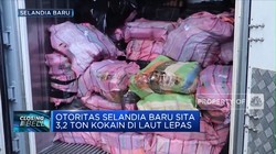 Otoritas Selandia Baru Sita 3,2 Ton Kokain di Laut Lepas