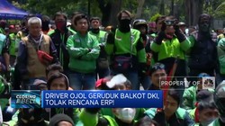 Video: Driver Ojol Geruduk Balkot DKI, Tolak Rencana ERP