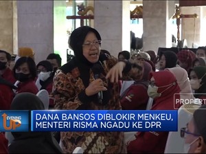 Dana Bansos Diblokir Menkeu, Menteri Risma Ngadu ke DPR