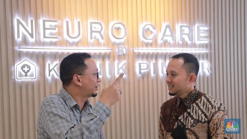 Grand Launching Neuro Care by Klinik Pintar, di Mampang Jakarta, Rabu (8/2/2023). (CNBC Indonesia/Muhammad Sabki)