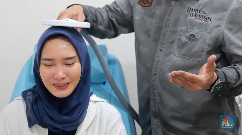Grand Launching Neuro Care by Klinik Pintar, di Mampang Jakarta, Rabu (8/2/2023). (CNBC Indonesia/Muhammad Sabki)
