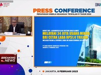 Video: Melesat 67%, Laba BRI 2022 Tembus Rp 51,4 Triliun
