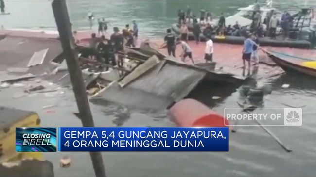 Gempa 5 4 Guncang Jayapura 4 Orang Meninggal Dunia