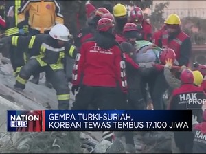 Video: Gempa Turki-Suriah, Korban Tewas Tembus 17.100 Jiwa