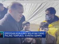 Video: Kunjungi Wilayah Gempa Turki, Erdogan Dikritik