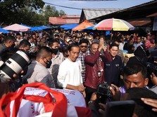 Jokowi Soroti Persaingan Pasar Tradisional Vs Modern