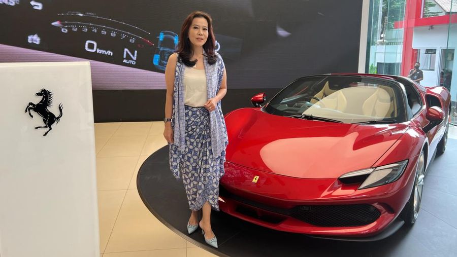Ferrari 296 GTS (CNBC Indonesia/Linda Hasibuan)