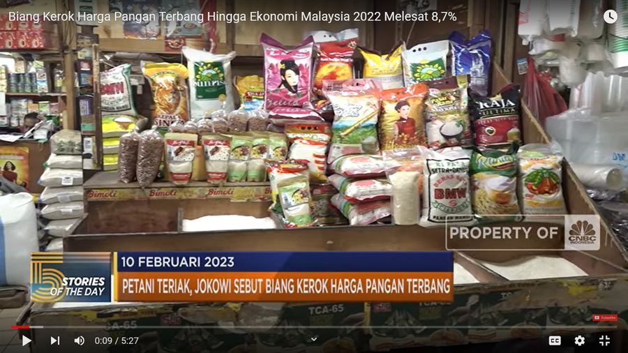 Harga Pangan Terbang Hingga Ekonomi Malaysia 2022 Tumbuh 8,7%(CNBC Indonesia TV)