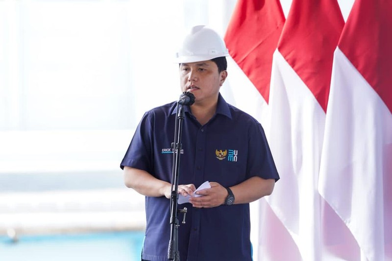 Peresmian pengoperasian Pabrik Pupuk NPK Pupuk Iskandar Muda (PIM) yang berlokasi di Kawasan Ekonomi Khusus (KEK) Arun, Lhokseumawe, Aceh, Jumat (10/2/2023). (Dok: BUMN)
