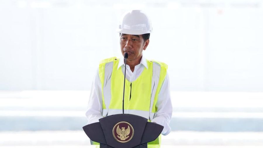 Peresmian pengoperasian Pabrik Pupuk NPK Pupuk Iskandar Muda (PIM) yang berlokasi di Kawasan Ekonomi Khusus (KEK) Arun, Lhokseumawe, Aceh, Jumat (10/2/2023). (Dok: BUMN)