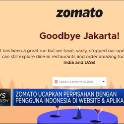 Video: Ucapkan Perpisahan, Zomato Indonesia Setop Operasi