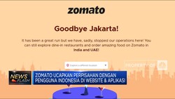 Video: Ucapkan Perpisahan, Zomato Indonesia Setop Operasi