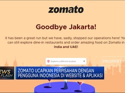 Video: Ucapkan Perpisahan, Zomato Indonesia Setop Operasi
