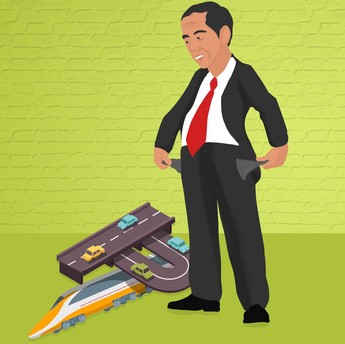 Pak Jokowi, Infrastruktur Jor-joran Tapi Ekonomi Kok Seret?