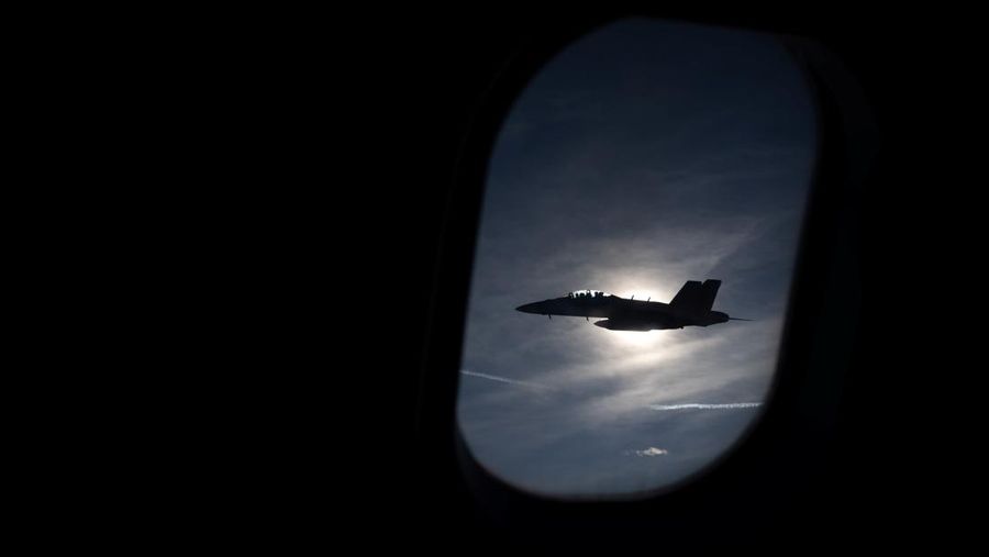 Amerika Serikat (AS) kembali menembak jatuh benda asing pada Sabtu (11/2). Kali ini benda asing tersebut terbang di atas Kanada. (FBI via REUTERS/HANDOUT)