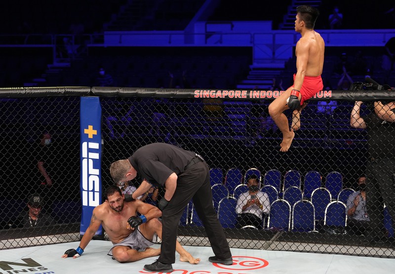 Petarung MMA asal Simalungun Jeka Saragih (Zuffa LLC/Mike Roach)