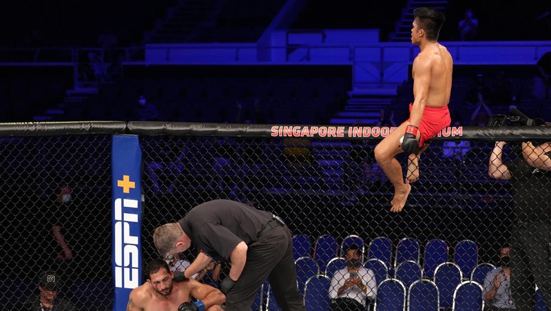 Petarung MMA asal Simalungun Jeka Saragih (Zuffa LLC/Mike Roach)
