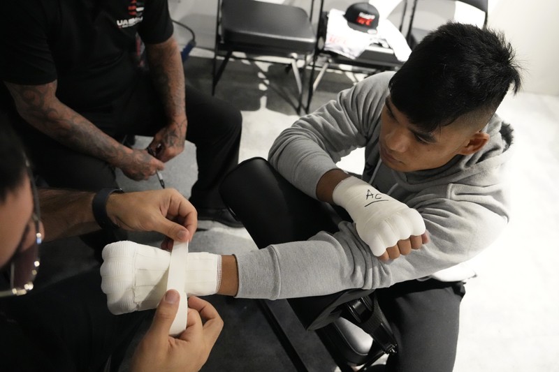 Petarung MMA asal Simalungun Jeka Saragih (Zuffa LLC/Mike Roach)