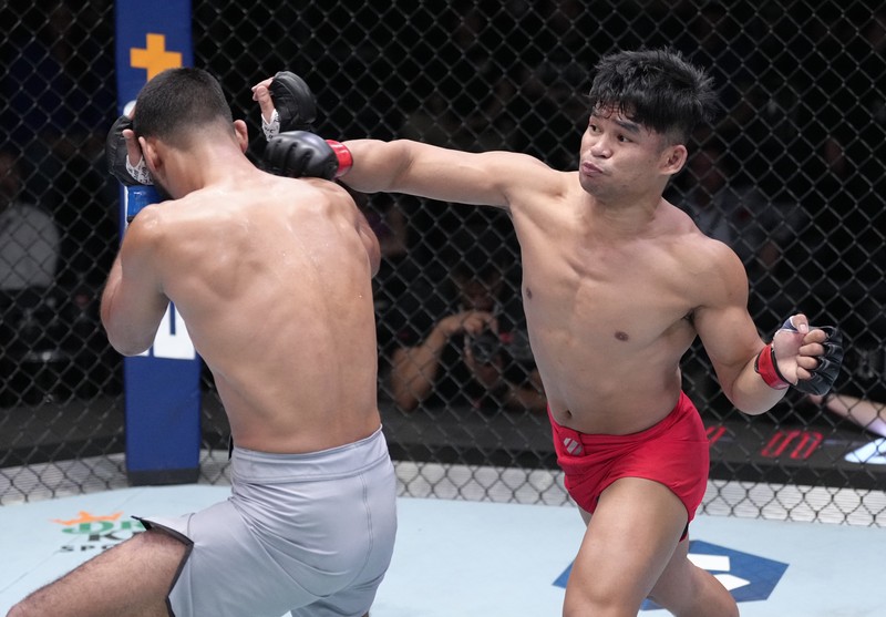 Petarung MMA asal Simalungun Jeka Saragih (Zuffa LLC/Mike Roach)