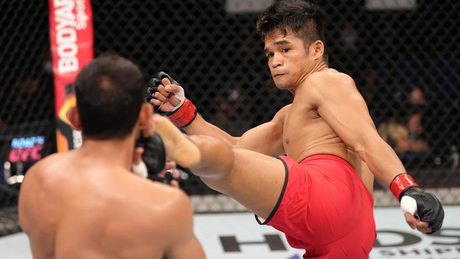 Petarung MMA asal Simalungun Jeka Saragih (Zuffa LLC/Mike Roach)
