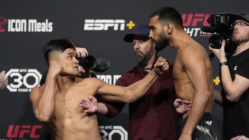 Petarung MMA asal Simalungun Jeka Saragih (Zuffa LLC/Mike Roach)