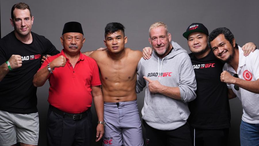 Petarung MMA asal Simalungun Jeka Saragih (Zuffa LLC/Mike Roach)