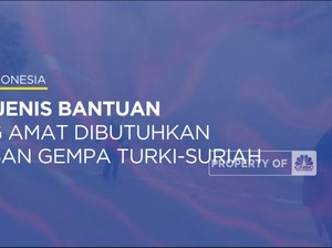 9 Bantuan Yang Amat Dibutuhkan Korban Gempa Turki-Suriah