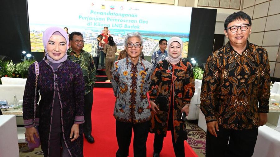 Penandatanganan Perjanjian Pemrosesan Gas di Kilang LNG Badak. Doc SKK Migas