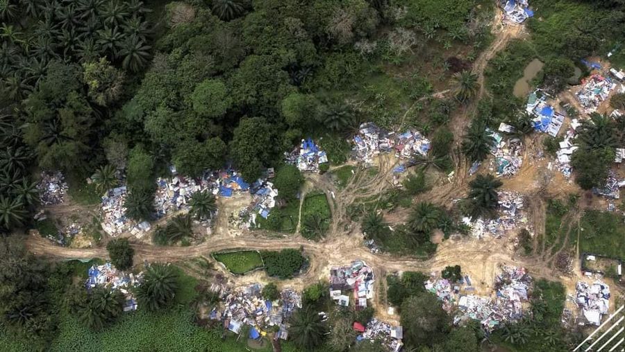 Perkampungan ilegal WNI di Negeri Sembilan Malaysia.