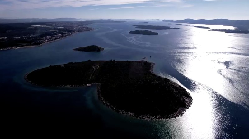 Pulau Cinta di Kroasia akan dijual. (Tangkapan Layar Video Reuters)