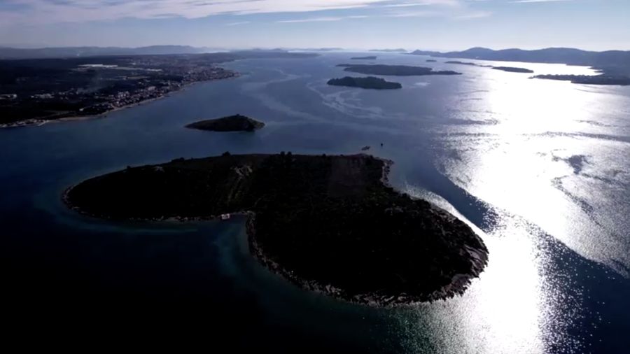 Pulau Cinta di Kroasia akan dijual. (Tangkapan Layar Video Reuters)
