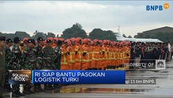 Video: RI Kirim Tim Penyelamat & Bantuan Logistik ke Turki